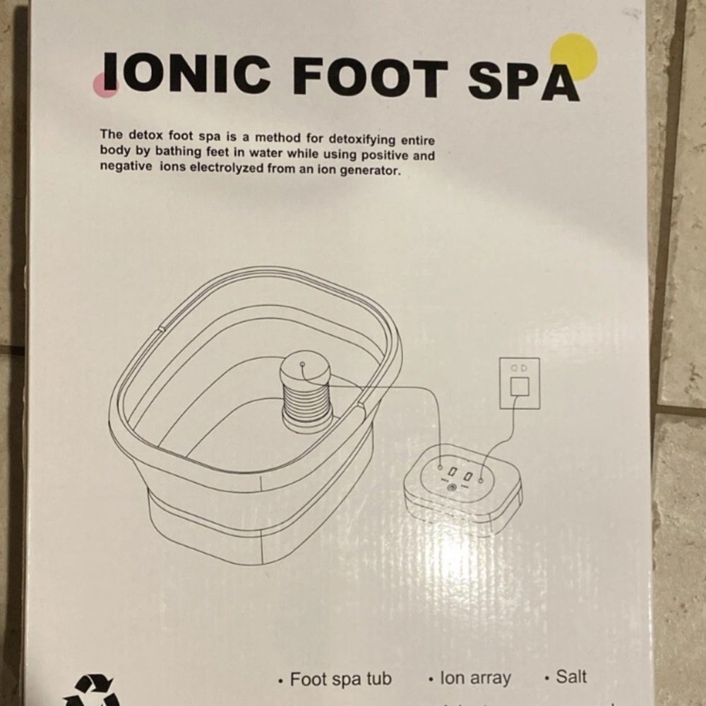 Ionic Collapsible Foot Spa with Timer Portable Foot Bath Massager - Picture 4 of 4